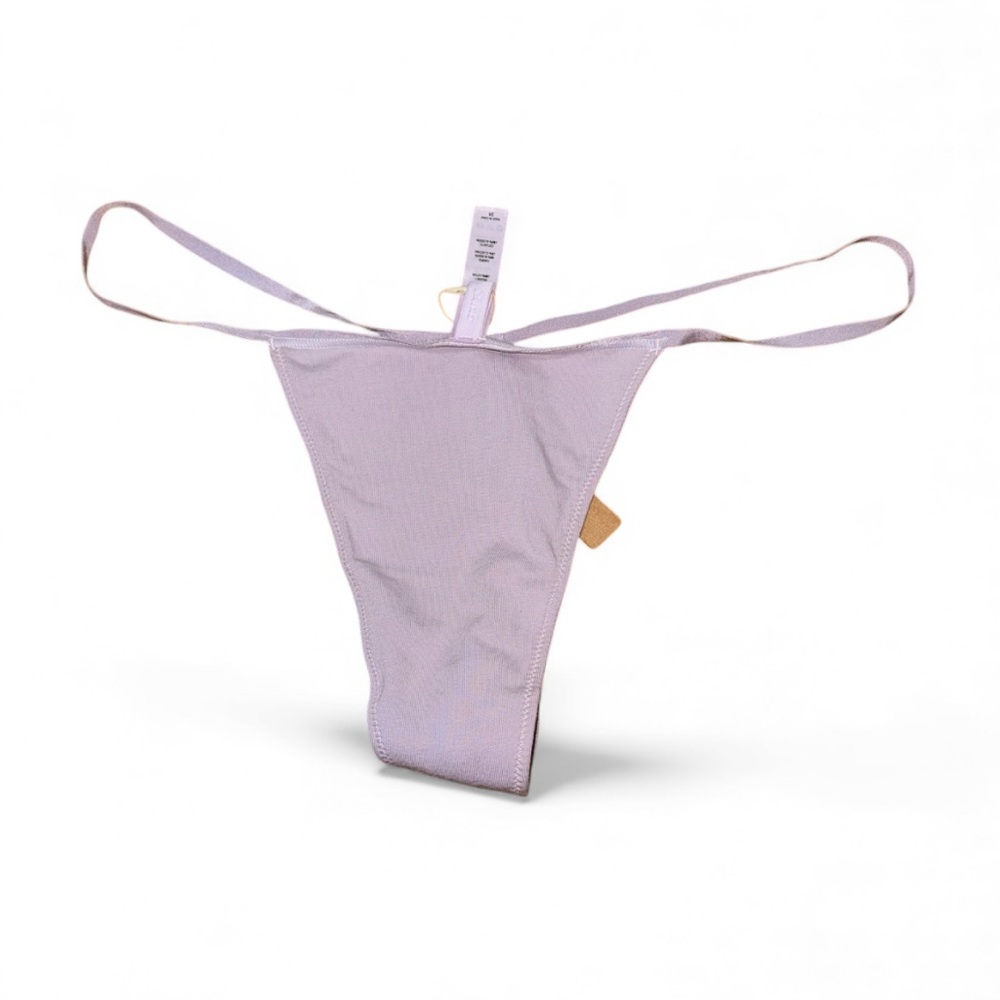 SKIMS Size 2X Thin Line Thong Iris Mica Purple T-string G-string Sexy NEW